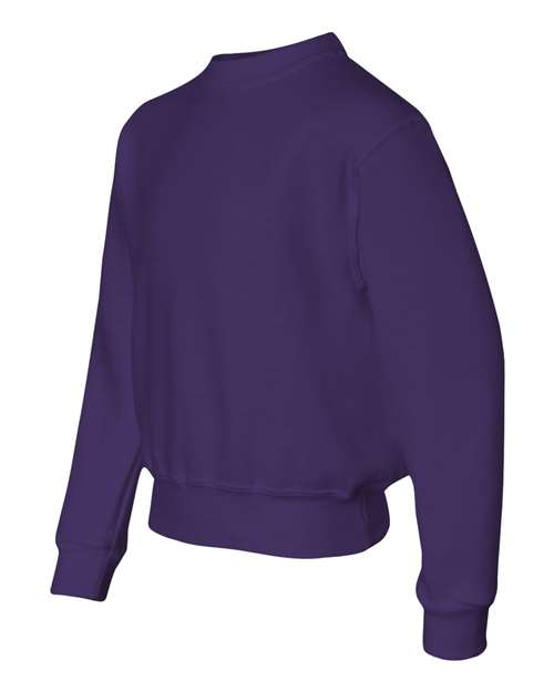 JERZEES Youth NuBlend® Crewneck Sweatshirt 562BR