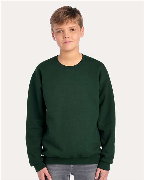 JERZEES Youth NuBlend® Crewneck Sweatshirt 562BR
