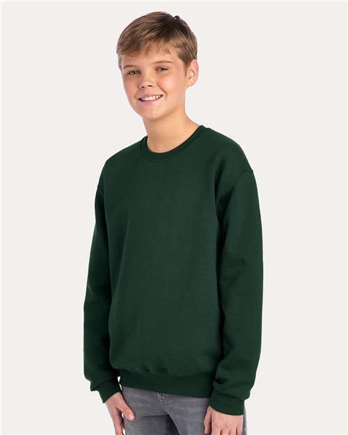 JERZEES Youth NuBlend® Crewneck Sweatshirt 562BR