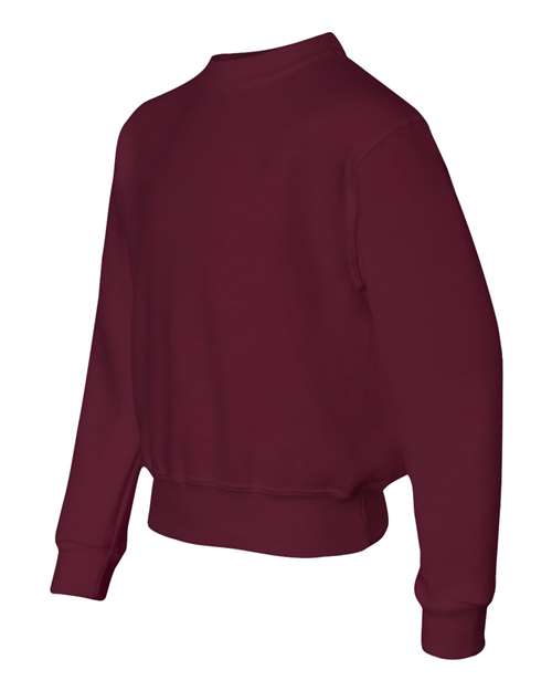 JERZEES Youth NuBlend® Crewneck Sweatshirt 562BR