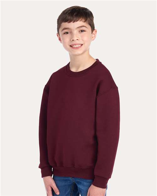 JERZEES Youth NuBlend® Crewneck Sweatshirt 562BR