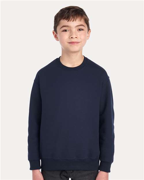 JERZEES Youth NuBlend® Crewneck Sweatshirt 562BR