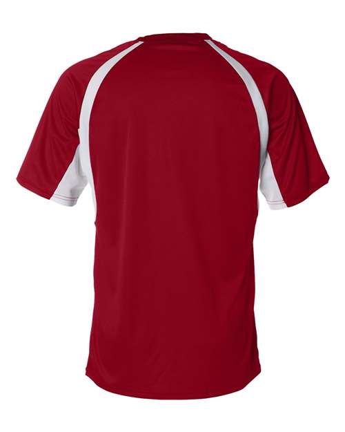 Badger Men's B-Core Hook T-Shirt 4144 - Red/ White