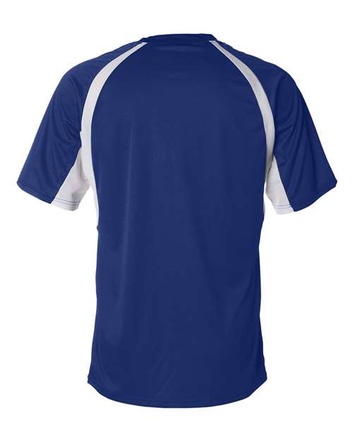 Badger Men's B-Core Hook T-Shirt 4144 - Royal/ White