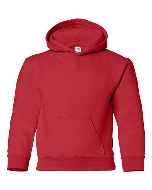 Gildan Youth Heavy Blend™ Hooded Sweatshirt 18500B - Red