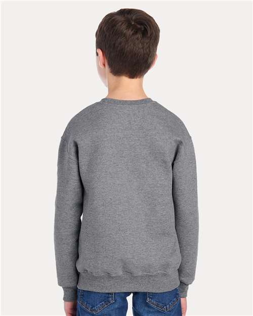 JERZEES Youth NuBlend® Crewneck Sweatshirt 562BR