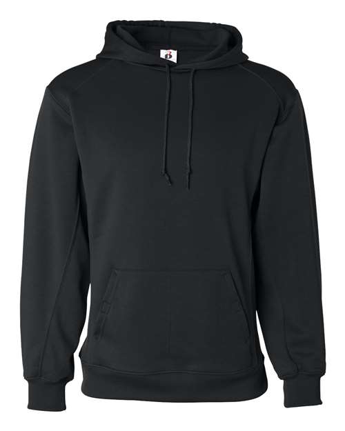 Badger Men's Performance Fleece Hooded Sweatshirt 1454 - Black