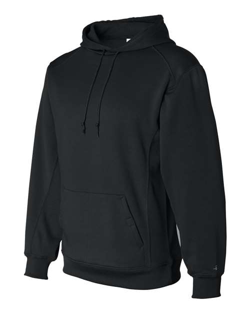 Badger Men's Performance Fleece Hooded Sweatshirt 1454 - Black