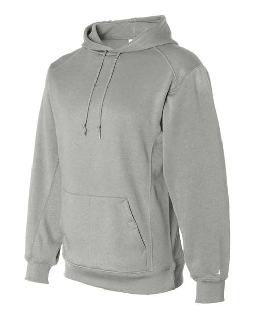 Badger Men's Performance Fleece Hooded Sweatshirt 1454 - Silver