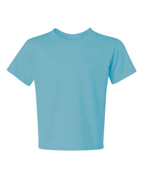 JERZEES Youth Dri-Power® 50/50 T-Shirt 29BR - Aquatic Blue