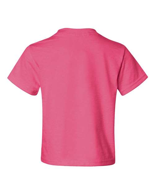 JERZEES Youth Dri-Power® 50/50 T-Shirt 29BR - Neon Pink