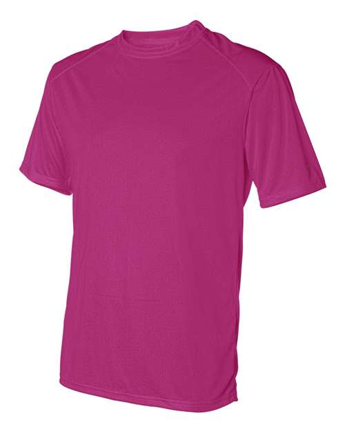 Badger Men's B-Core Sport Shoulders T-Shirt 4120 - Hot Pink