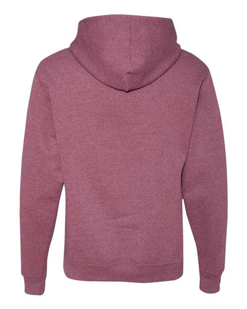 JERZEES Unisex NuBlend® Hooded Sweatshirt 996MR - Vintage Heather Maroon