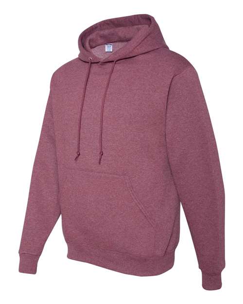JERZEES Unisex NuBlend® Hooded Sweatshirt 996MR - Vintage Heather Maroon