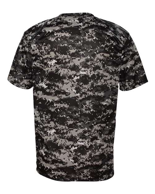 Badger Men's Digital Camo T-Shirt 4180 - Black Digital