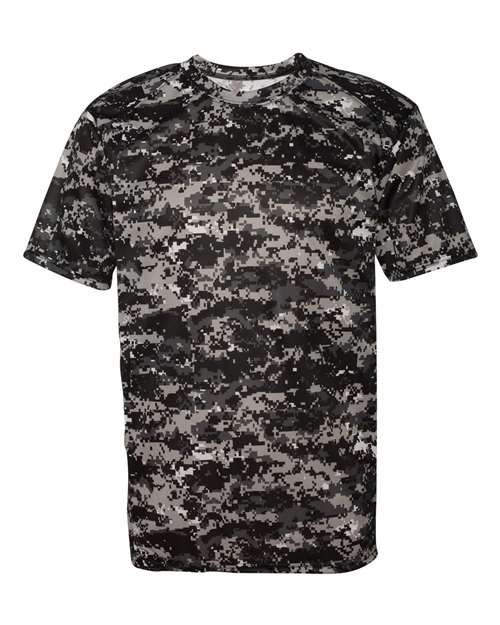 Badger Men's Digital Camo T-Shirt 4180 - Black Digital