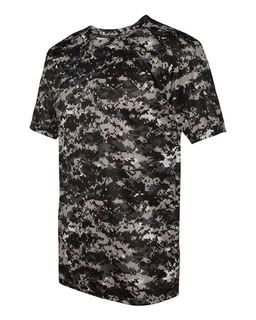 Badger Men's Digital Camo T-Shirt 4180 - Black Digital