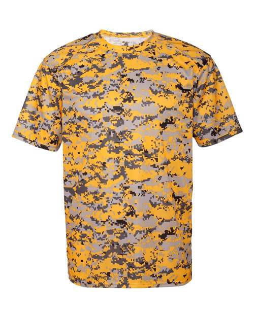 Badger Men's Digital Camo T-Shirt 4180 - Gold Digital