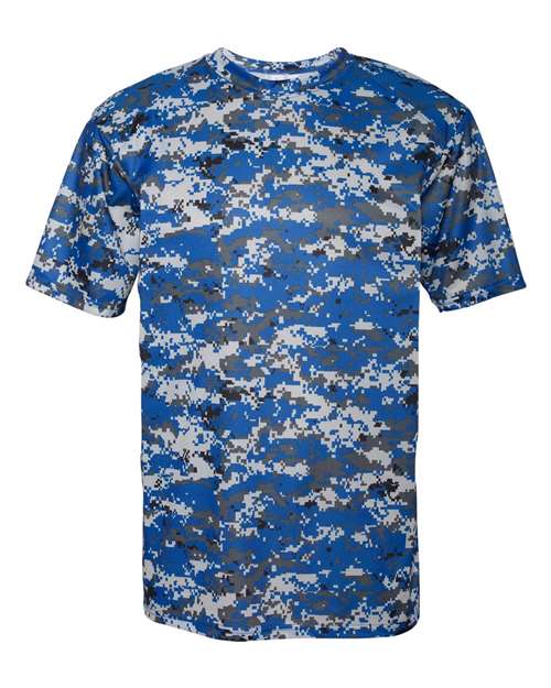 Badger Men's Digital Camo T-Shirt 4180 - Royal Digital