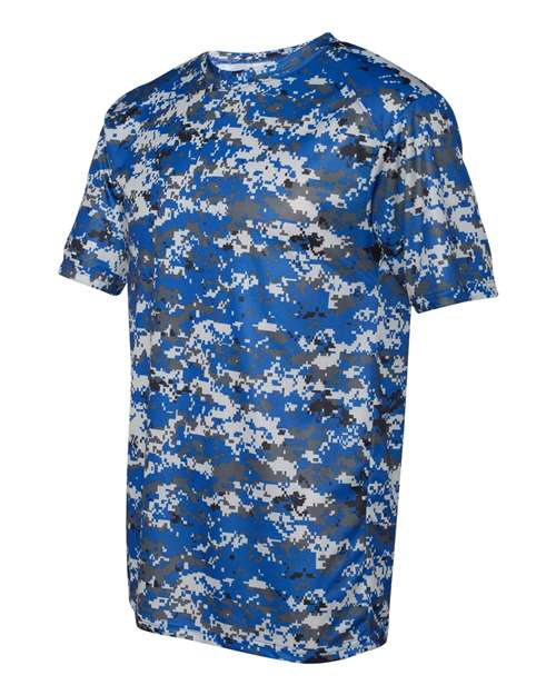 Badger Men's Digital Camo T-Shirt 4180 - Royal Digital