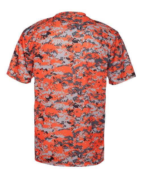 Badger Men's Digital Camo T-Shirt 4180 - Burnt Orange Digital