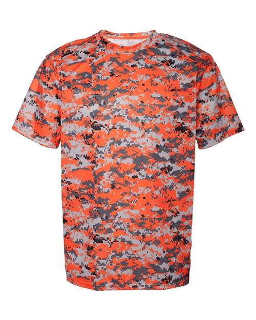 Badger Men's Digital Camo T-Shirt 4180 - Burnt Orange Digital