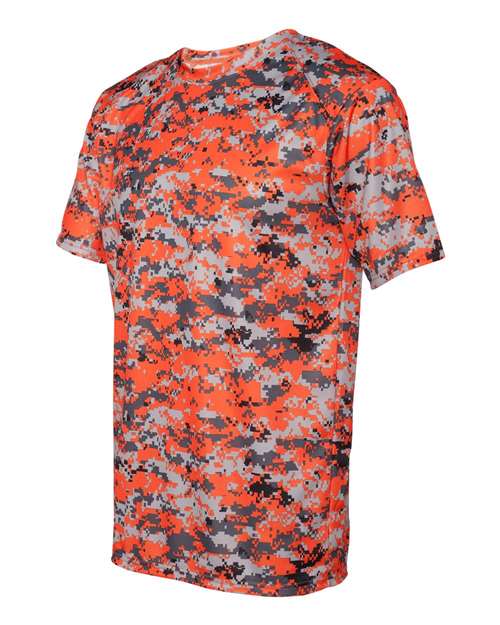 Badger Men's Digital Camo T-Shirt 4180 - Burnt Orange Digital