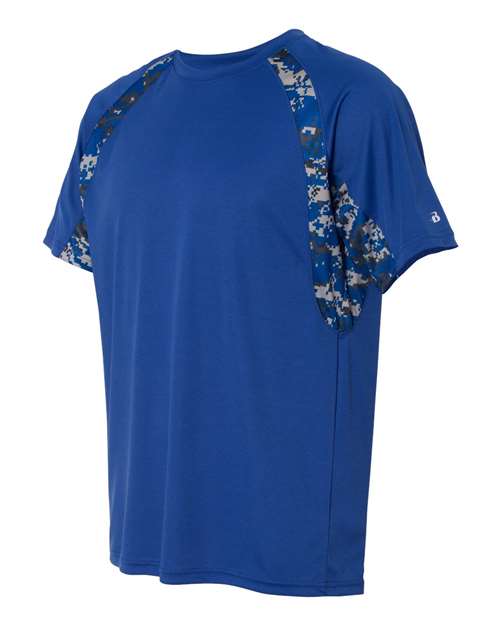 Badger Men's Hook Digital T-Shirt 4140 - Royal/ Royal