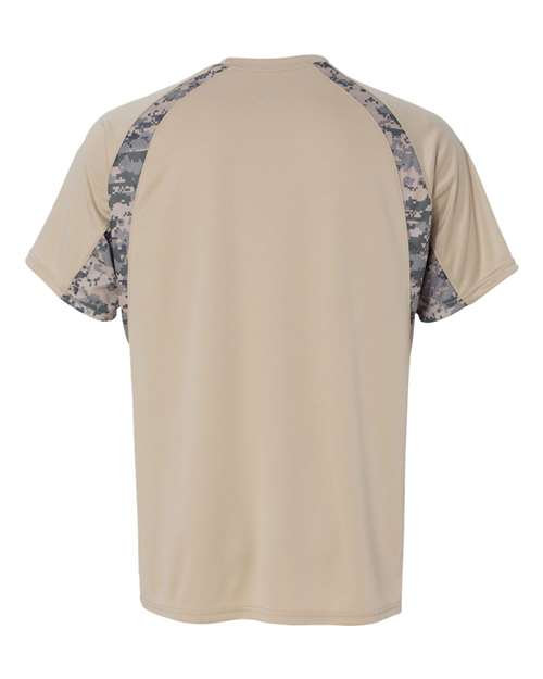 Badger Men's Hook Digital T-Shirt 4140 - Sand/ Sand Digital