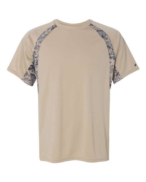 Badger Men's Hook Digital T-Shirt 4140 - Sand/ Sand Digital