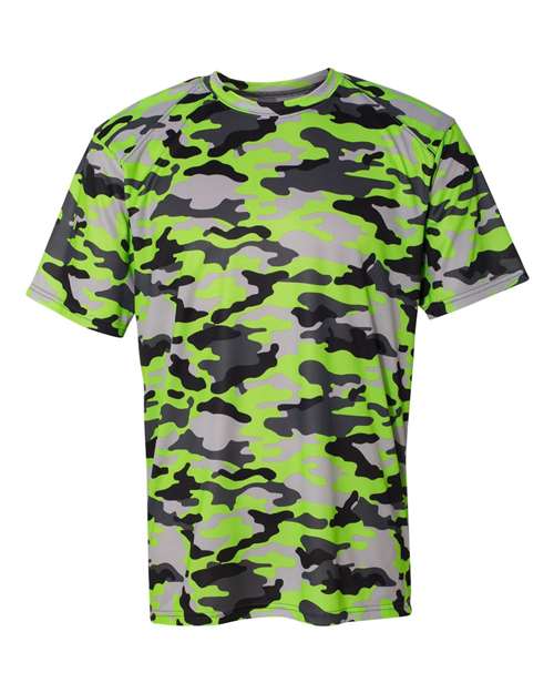 Badger Men's Camo T-Shirt 4181 - Lime