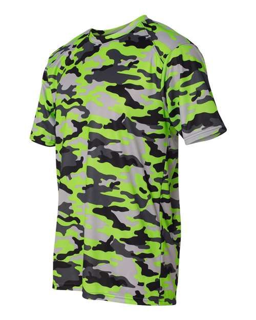 Badger Men's Camo T-Shirt 4181 - Lime