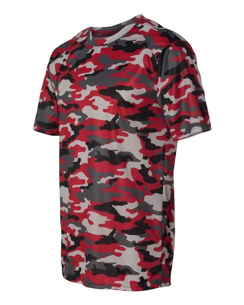 Badger Men's Camo T-Shirt 4181 - Red