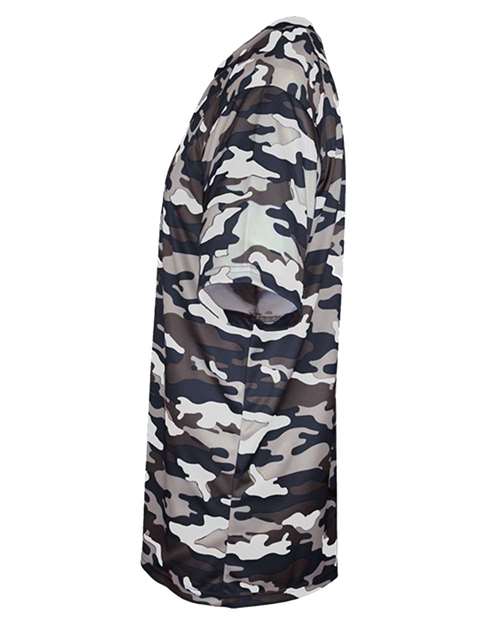 Badger Men's Camo T-Shirt 4181 - Navy