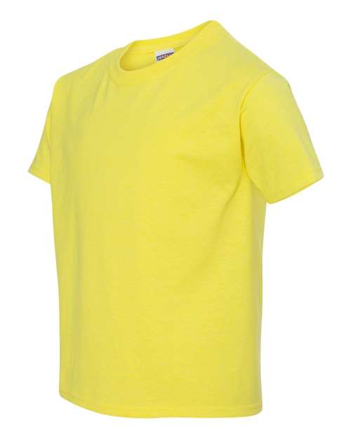 JERZEES Youth Dri-Power® 50/50 T-Shirt 29BR - Neon Yellow