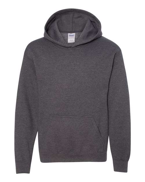 Gildan Youth Heavy Blend™ Hooded Sweatshirt 18500B - Dark Heather