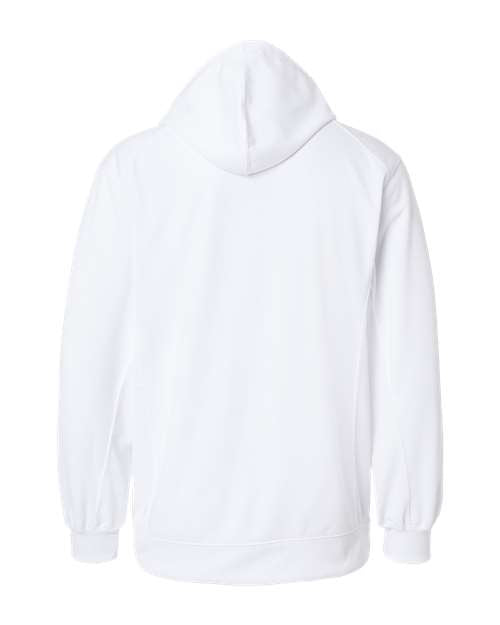 Badger Men's Performance Fleece Hooded Sweatshirt 1454 - White