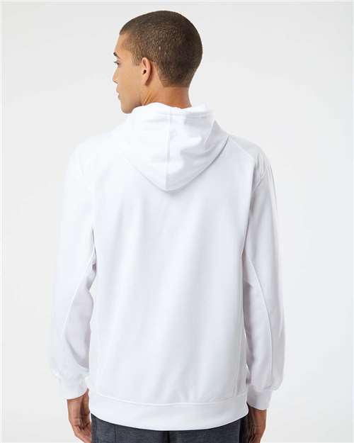 Badger Men's Performance Fleece Hooded Sweatshirt 1454 - White