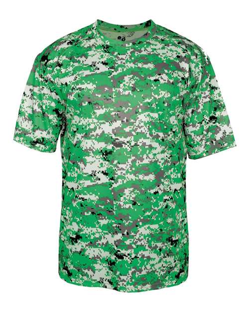 Badger Men's Digital Camo T-Shirt 4180 - Kelly Digital