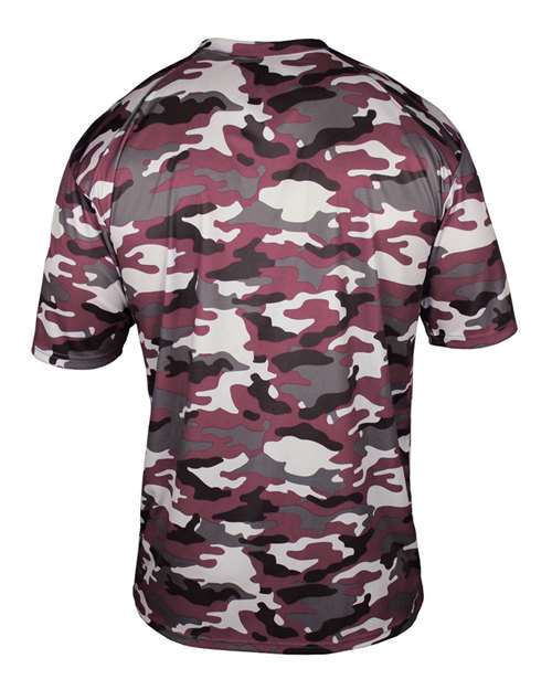 Badger Men's Camo T-Shirt 4181 - Maroon