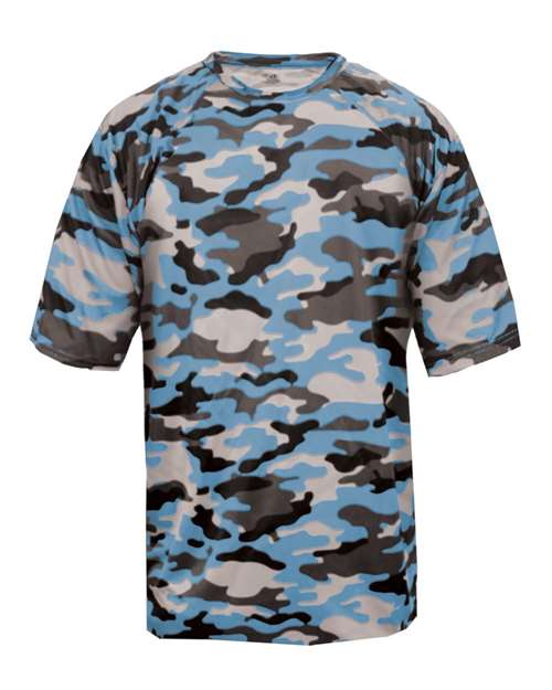 Badger Men's Camo T-Shirt 4181 - Columbia Blue