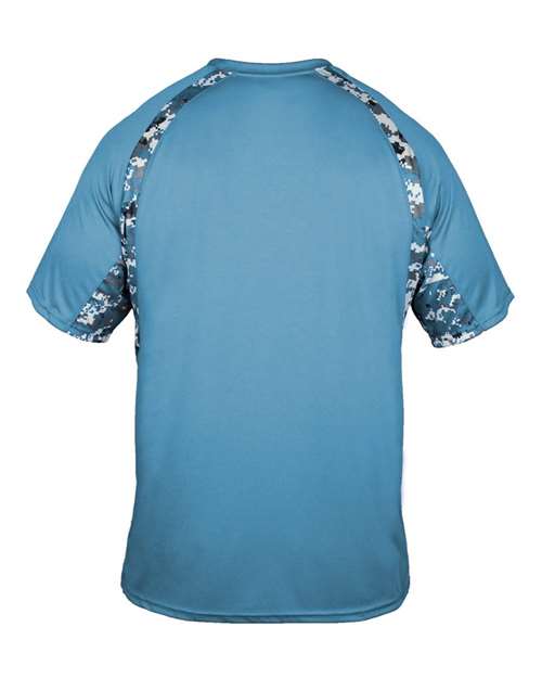 Badger Men's Hook Digital T-Shirt 4140 - Columbia Blue/ Columbia Blue