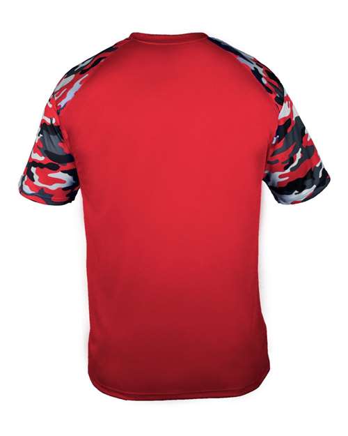 Badger Men's Camo Sport T-Shirt 4141 - Red/ Red Camo