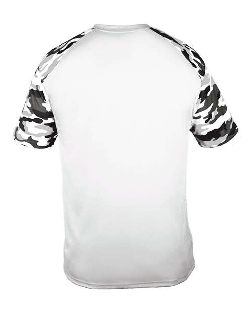 Badger Men's Camo Sport T-Shirt 4141 - White/ White Camo
