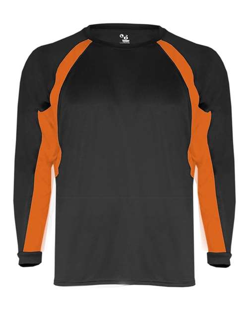Badger Men's B-Core Hook Long Sleeve T-Shirt 4154