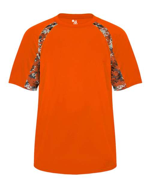 Badger Men's Hook Digital T-Shirt 4140 - Burnt Orange/ Burnt Orange