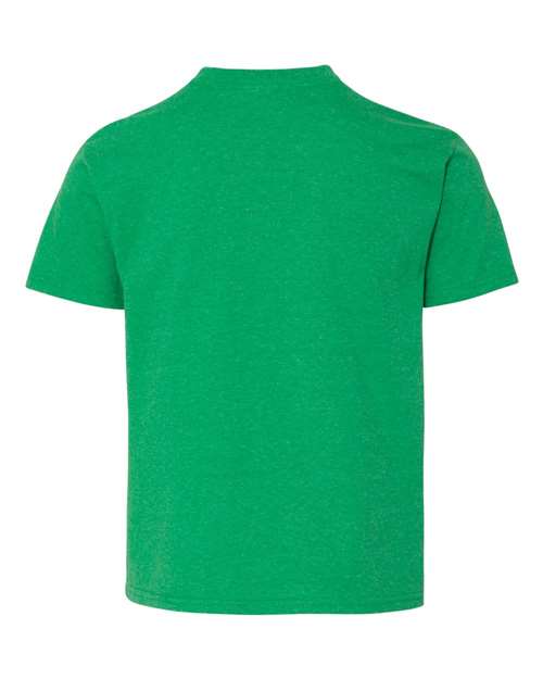 JERZEES Youth Dri-Power® 50/50 T-Shirt 29BR - Irish Green Heather