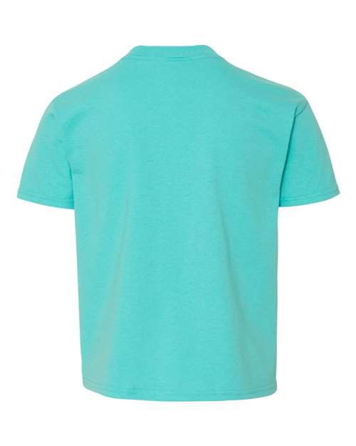 JERZEES Youth Dri-Power® 50/50 T-Shirt 29BR - Scuba Blue