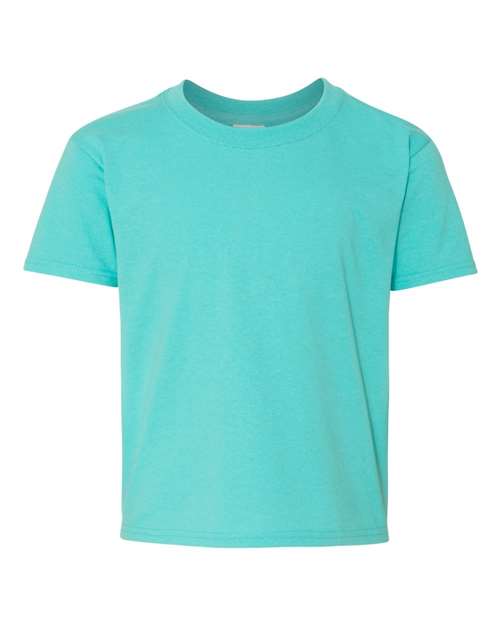 JERZEES Youth Dri-Power® 50/50 T-Shirt 29BR - Scuba Blue