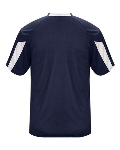 Badger Men's Striker T-Shirt 4176 - Navy/ White